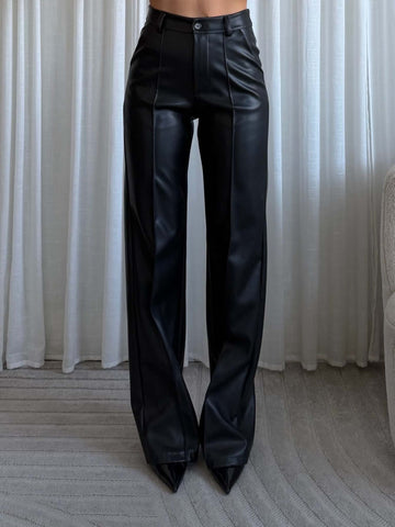 Sebia pu pants Black - M391
