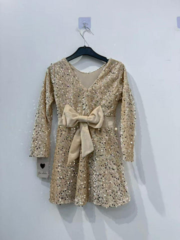 Lineaa kids dress Golden   - 112233