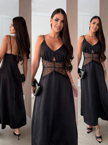Blany lace dress Black - U30522