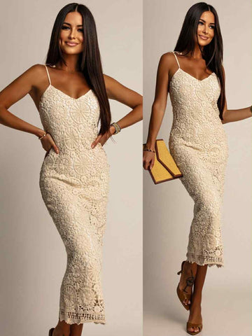 Sephora lace dress nude - ps9088s