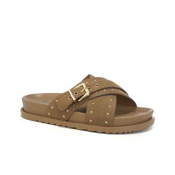 Hazzel slippers khaki     - 556 12345 TL8-214