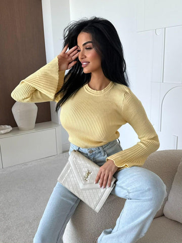 Prettie Knit Yellow  - 06003