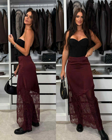 Kyllie skirt Bordeaux   - GD7057