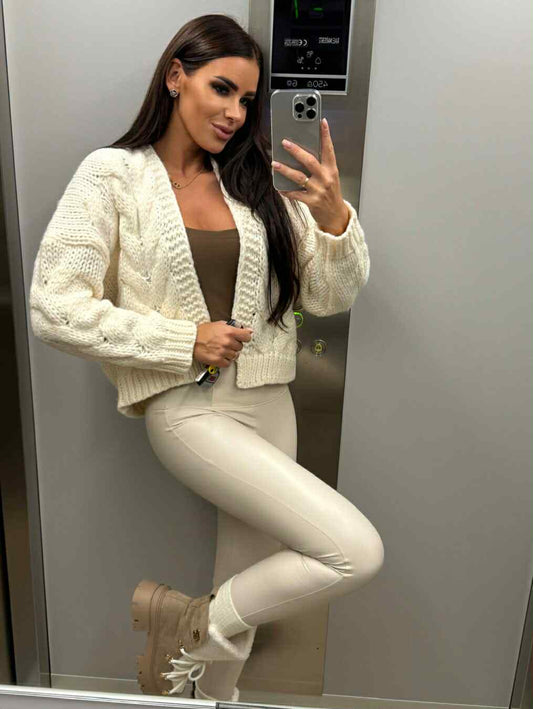 Billy cardigan beige  - 388151