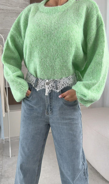 Madeliene sweat green - 21351