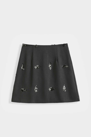 Pearla skirt grey  - PS9820