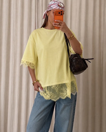 Xebba tee yellow   - C46596