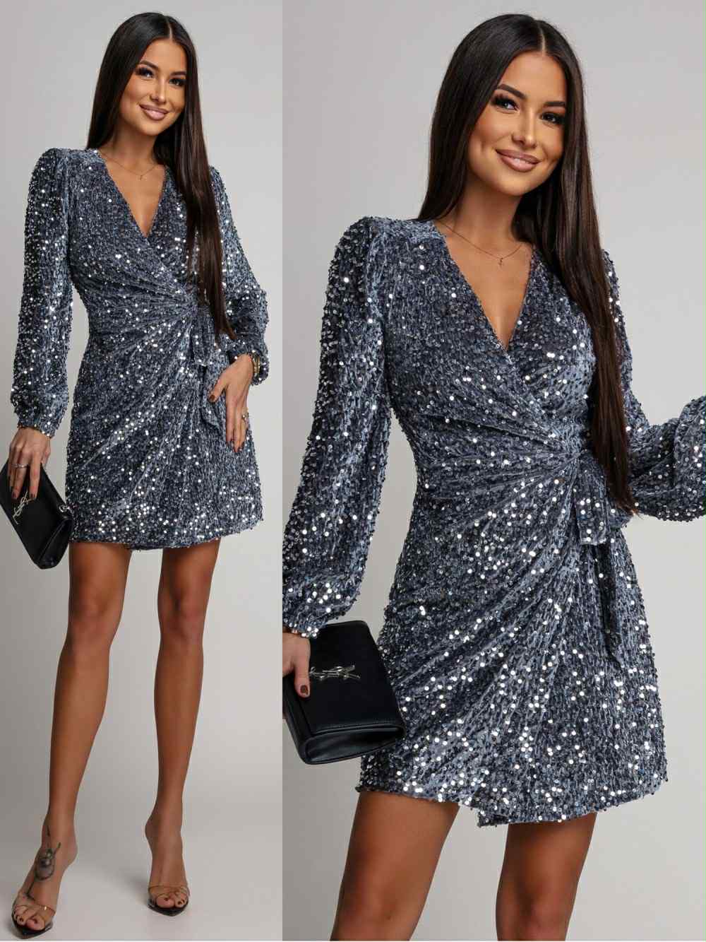 Mazda dress silver  - ZP808
