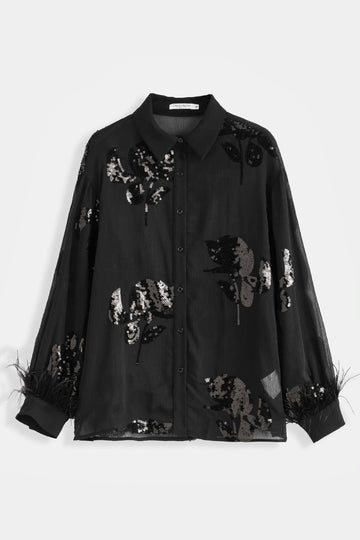 Pavla shirt black- PS9806