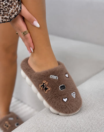 Starrie slippers choko  - 9271