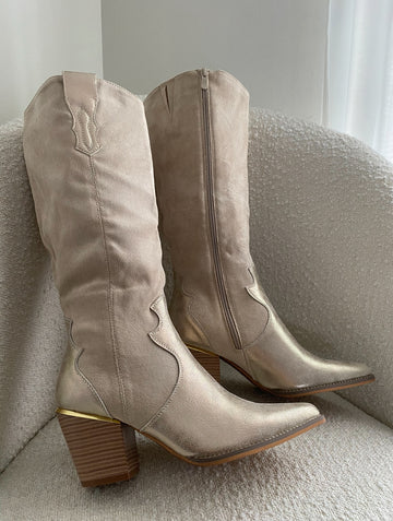 Monie boots gold A-113