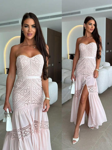 Danielle lux dress nude - 606637