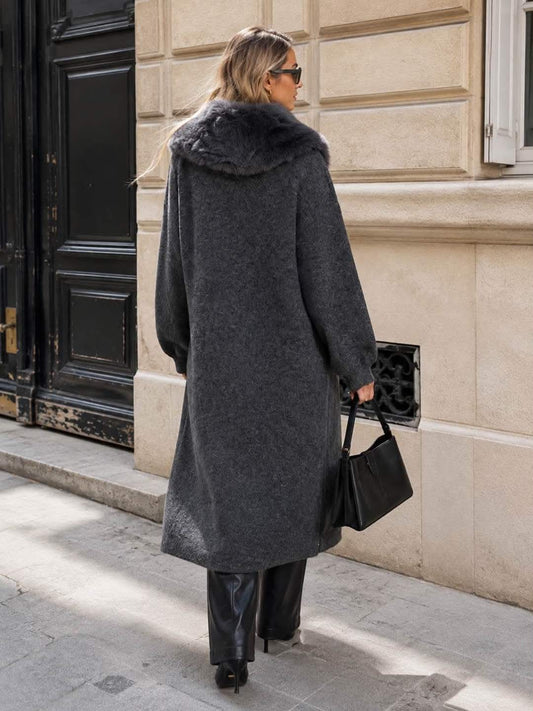 Carolina fur sweat grey  - 10073