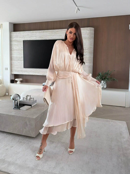 Aliza dress beige - KR1281-6