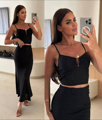 Claudia  2-pieces black - 25888
