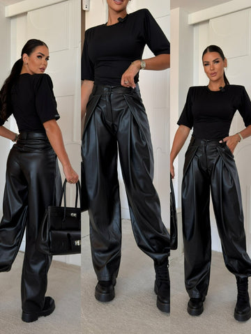 Cassia pants Black - M823- Black