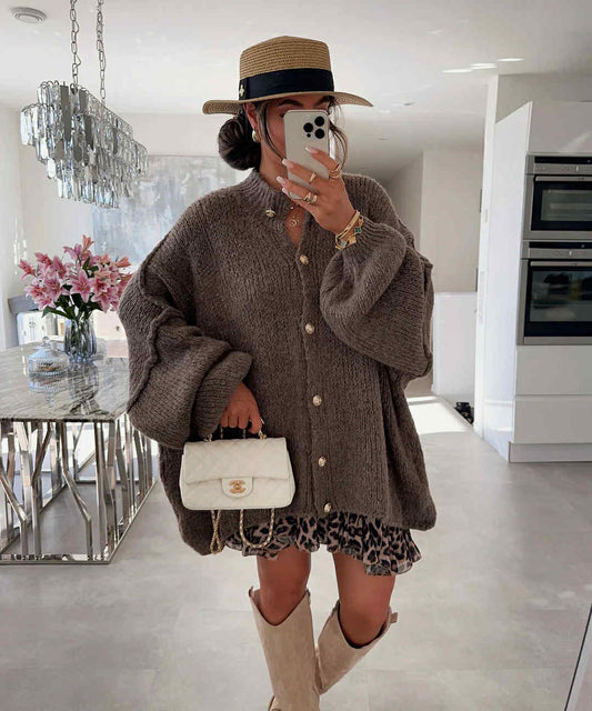 Elifa sweat taupe