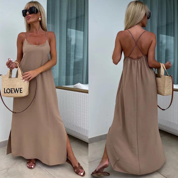 Lunnah dress taupe - 5750