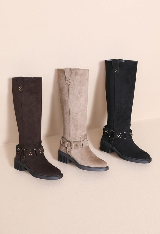 Tillia boots Black  - WZ-150