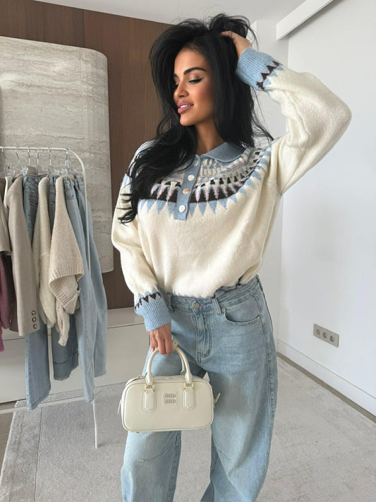 Nikolina sweat beige   - AT9479