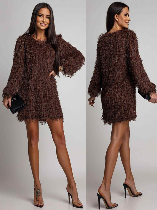 Marrian dress Brown  - 5492
