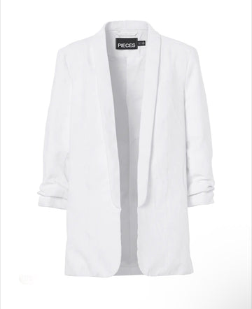 Pcbozzy ls loose blazer cloud dancer