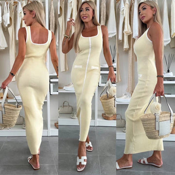 Mozka dress yellow JL-10147