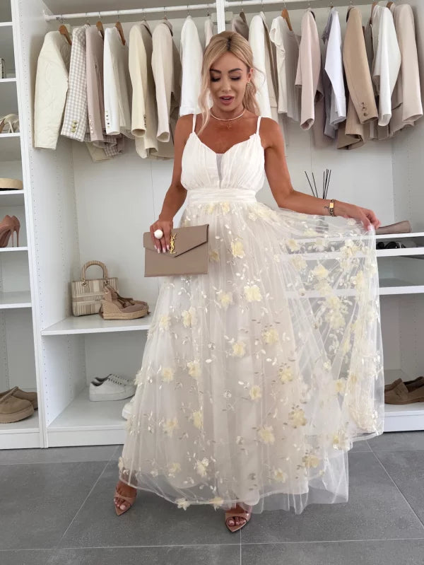 Semanta lux dress beige ccq