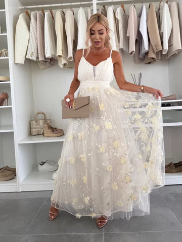 Semanta lux dress beige ccq