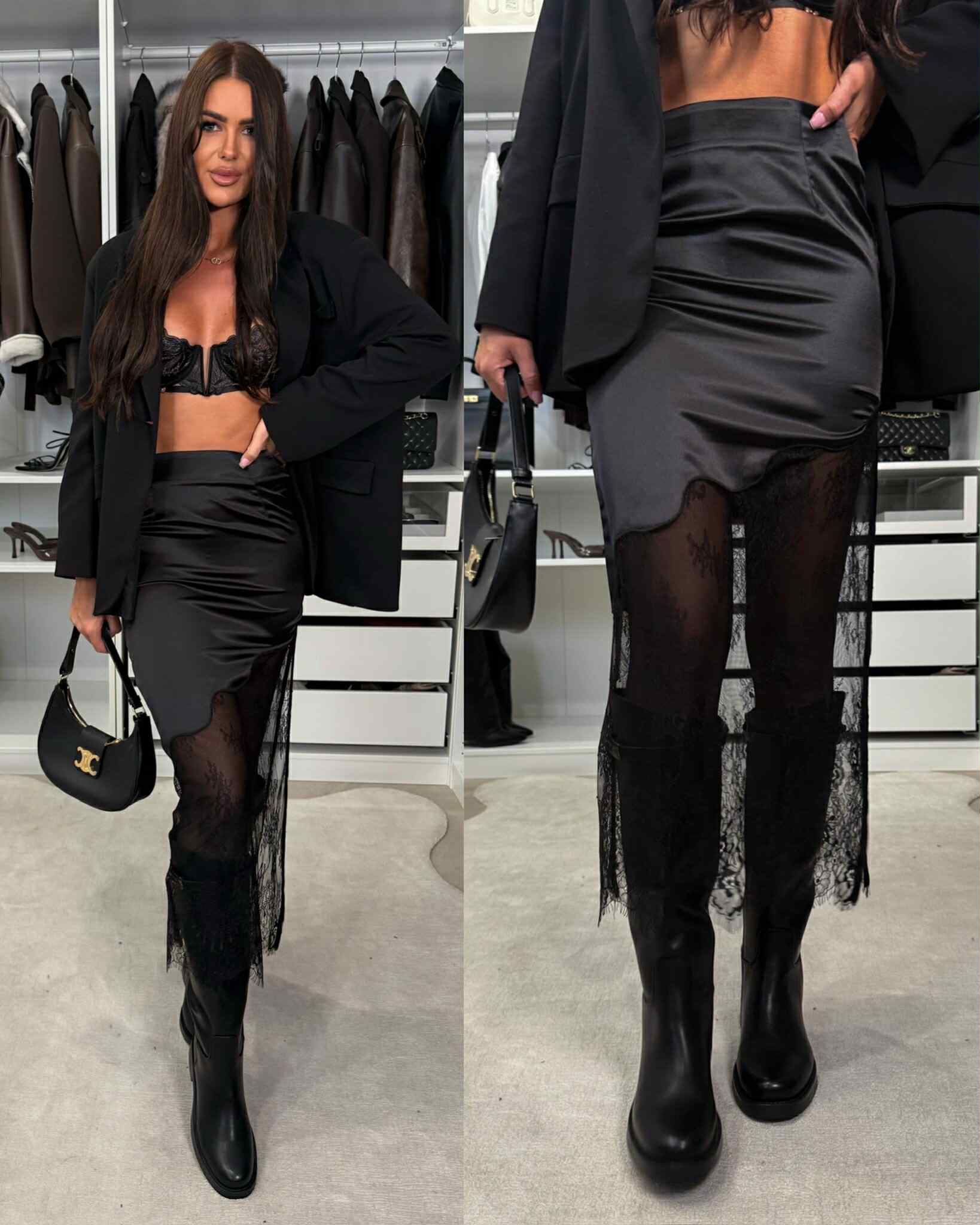 Kyllie skirt Black - GD7057