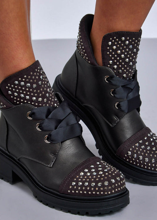 Bottina fashion boots gun- HQ366 12345