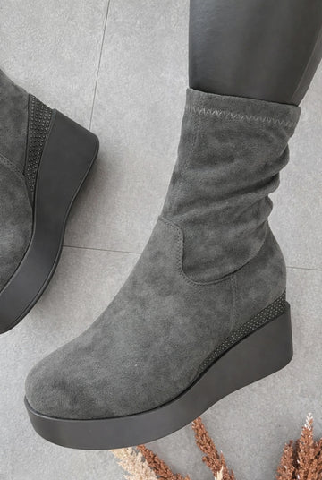 Cooka boots Grey