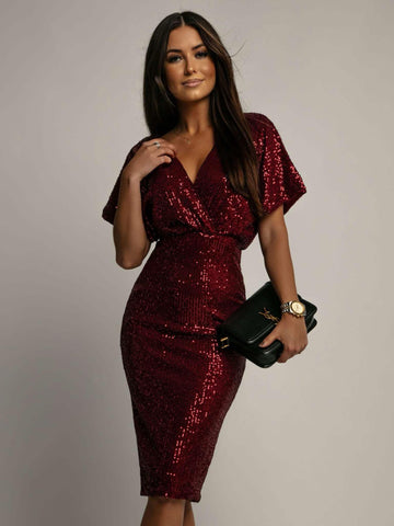Parti dress red - PS9022