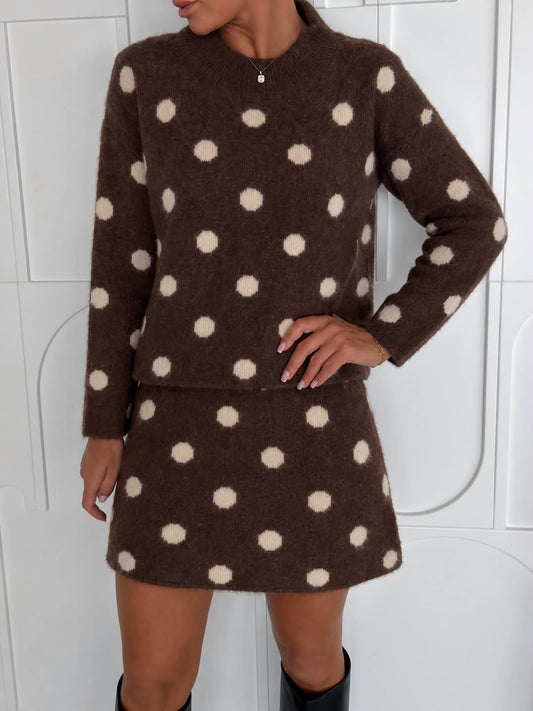 Anzo 2-PIECES Brown Dot - SH820E