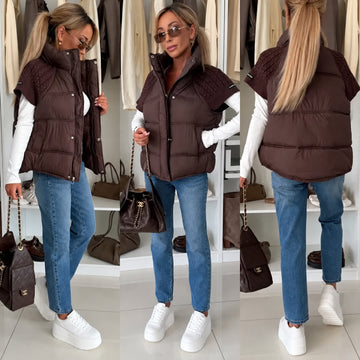 Evahl vest Brown  - 8902