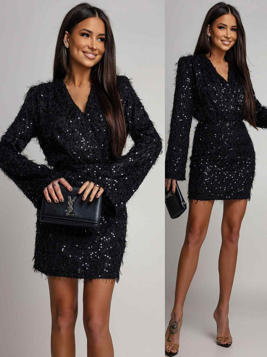 Parisian dress Black - EP19593