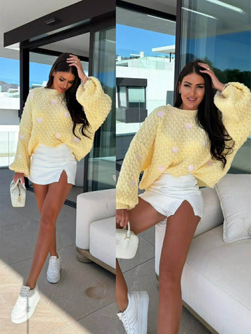 Dommina sweat yellow   - U82513