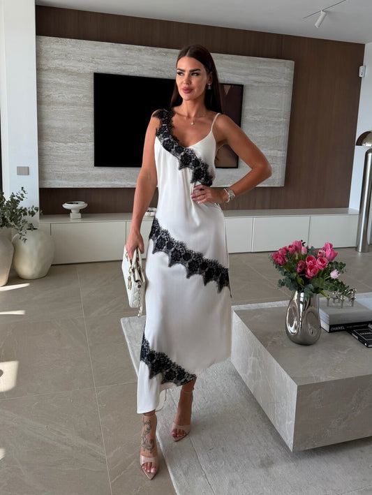 Blomi dress beige - OY6993