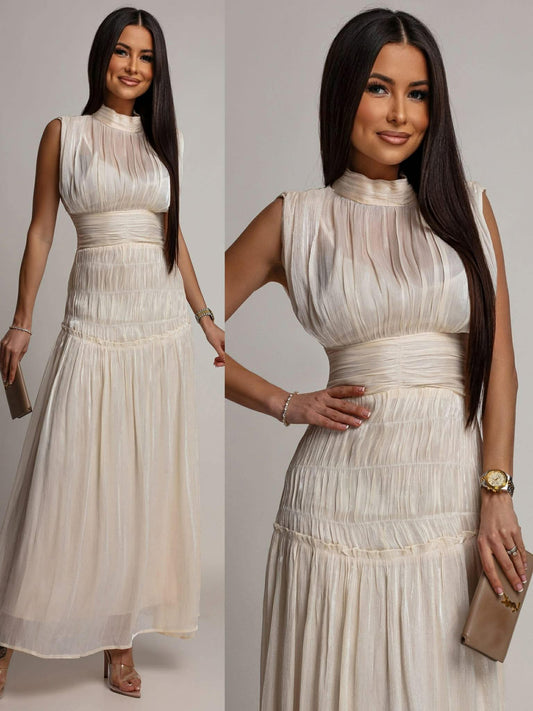 Karen dress light beige  - WZ21159