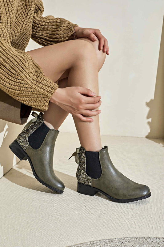 Senan glitter boots Green - M191-3