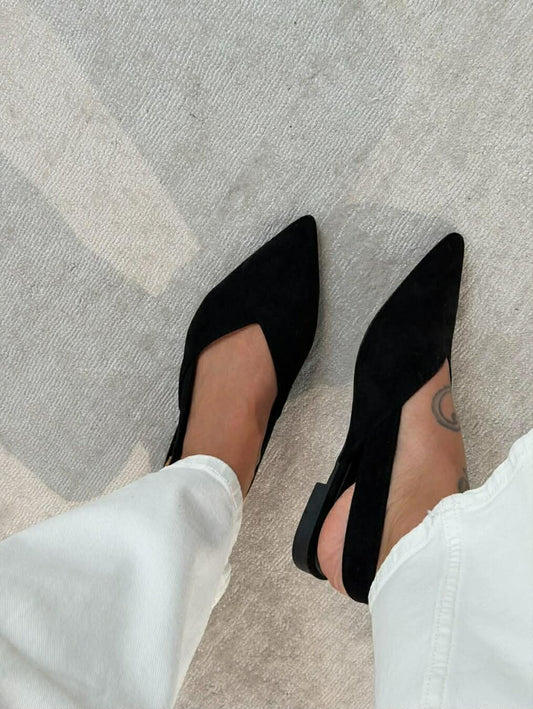 Arizze Slingback black   - P-1502