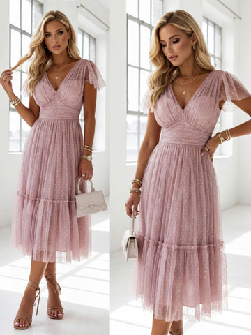 Maylina dress Dark Rose - 23375