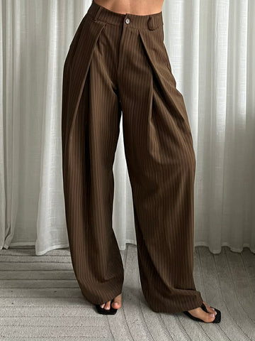 Makiza pants Brown    -M823-1