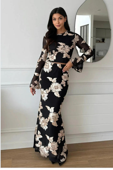 Coyan 2-PIECES Black/beige - CH172-3