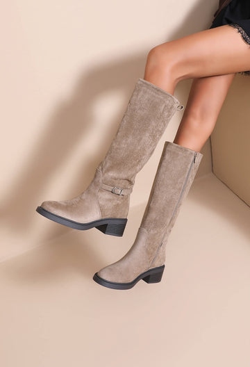 Seiden boots khaki  - WZ-155