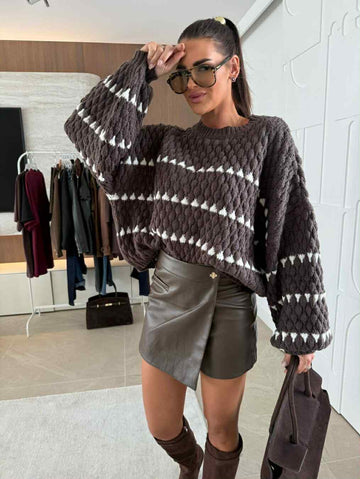 Missya sweat Brown - TV7097