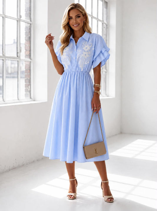 Aris dress blue 556