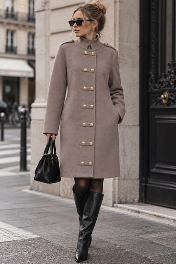 Hayley jacket/sweat taupe - HYY651