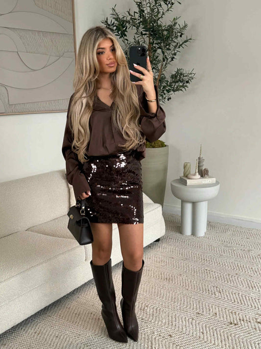 Choka sequin skirt - 27068