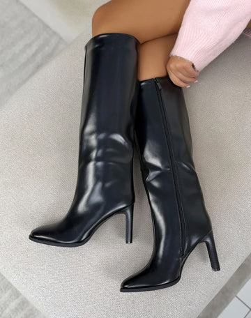 Hunda boots Black   - 5323A